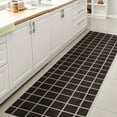thumbnail image 3 of JONATHAN Y SANTA MONICA 2 x 8 Runner Rug, Grid Squares - Dark Gray/Cream, SMB200B-28, 3 of 4