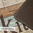 thumbnail image 2 of Farmhouse Kitchen Mats Sets 2 Piece Cushioned Anti-Fatigue Comfort Mat for Home & Office Ergonomically Engineered Memory Foam Kitchen Rug Waterproof Non-Skid, 30" by 17" + 47" by 17",Happiness, 2 of 6