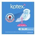 thumbnail image 4 of Toallas femeninas Kotex Slim ultradelgada con alas flujo moderado 28 piezas, 4 of 6