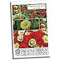 Zinnia Mix "Christmas in July" Flower Seeds, 50 Heirloom Flower Seeds Per Packet, Non GMO Seeds, Isla's Garden Seeds