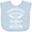 AE-Light Blue, variant on Inktastic Handpicked for Earth by My Brother in Heaven Angel Wings Boys or Girls Baby Bib