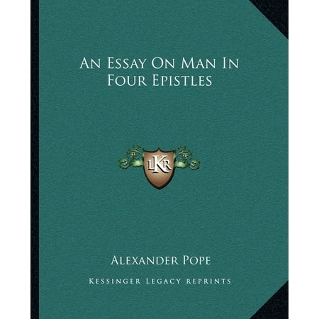An essay on man epistle 1