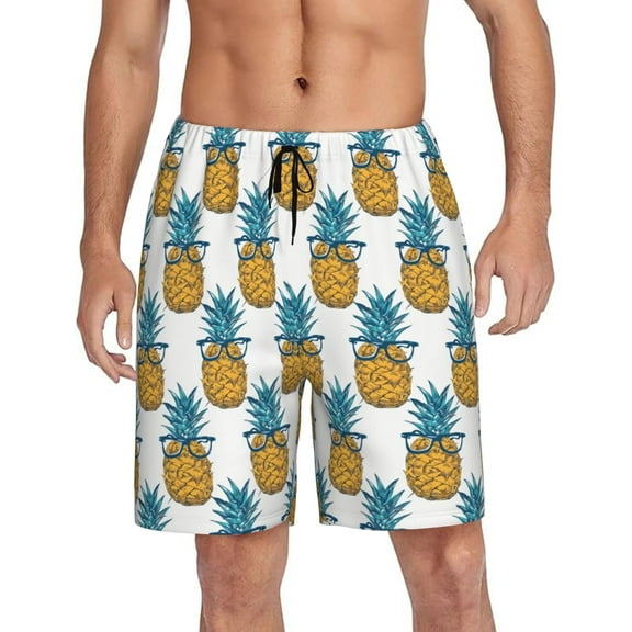 CROPD Mens Pajama Shorts Soft Lounge Bottoms Sleepwear Pj Pants With Pockets S-4XL