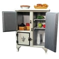 thumbnail image 3 of The Queen's Treasures Farmhouse Collection Vintage Wooden Icebox for 18" Dolls, Cream Color, 3 of 9