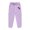 pants 38#Light Purple, variant on ZXLBBD Boys' Sweatpants Dinosaur Print Drawstring Elastic Waist Straight Leg Joggers Sports Workout Pants for Kids Versatile Casual Outdoor,Grey,Size 4 Y-5 Y