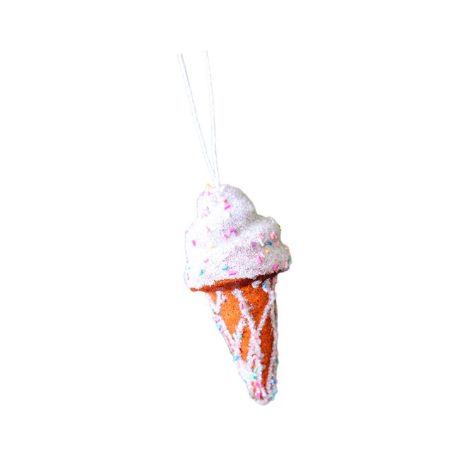 Adorno colgante navideño para árbol de Navidad, bastón de caramelo, espuma, original, especias Helado