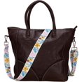 thumbnail image 3 of SURJDE Crossbody Strap for Purses Replacement Adjustable Guitar Multicolor Style Handbag Straps, Flower Y White, Medium, Modern, 3 of 4
