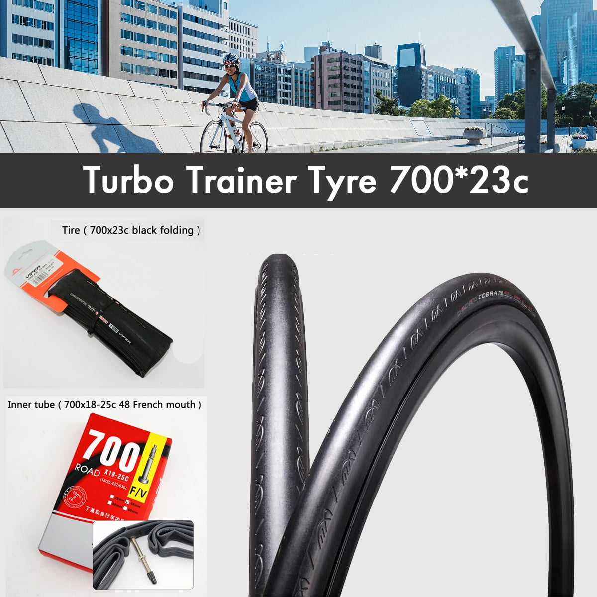 road bike inner tube 700 x 23c