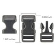 thumbnail image 2 of 20 - 5/8 inch Weinerlock Contoured National Molding Plastic Buckles, 2 of 2