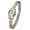 Two-Tone, variant on Collections Quartz Womens 19mm Oval Case Thin Stretch Band Watch (Doesn't Fit Small Wrist)