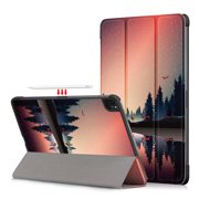 SaniMore for iPad Pro 11" 4th/3rd/2rd/1st Generation 2022/2021/2020/2018 Case, Auto Sleep/Wake, Rugged PC Case with Tri-Fold Kickstand [Support 2nd Gen Pencil Charging], Fit iPad Air 4/5, Forest