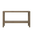 Mainstays Parsons Console Table, Rustic Oak