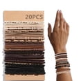 thumbnail image 2 of Multipurpose Elastic Hair Bands 20Pcs Comfortable Hair Ties for Women Portable Accessory for Long and Heavy Hairstyles, 2 of 9