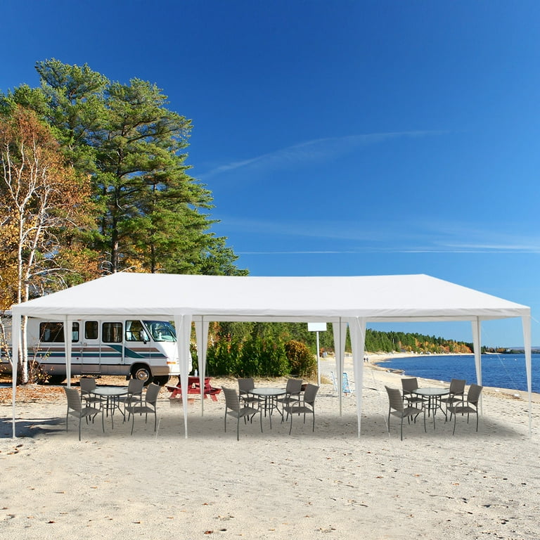 10'x30' Outdoor Party Tent, PE Cloth Canopy with Iron Pipe 10'x30' Outdoor Party Tent, PE Cloth Canopy with Iron Pipe