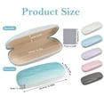 thumbnail image 3 of 1 Pack Glasses Cases, Eyeglass Case Hard Shell Protective, Travel Leather Eyewear Holder for Men Women, Sunglass Storage Case, 3 of 7
