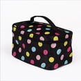 thumbnail image 1 of TIMIFIS A Bottle Letter Cosmetic Bag Fashion Square Travel Portable Storage Wash Bag Storage Trunks & Bag, 1 of 1