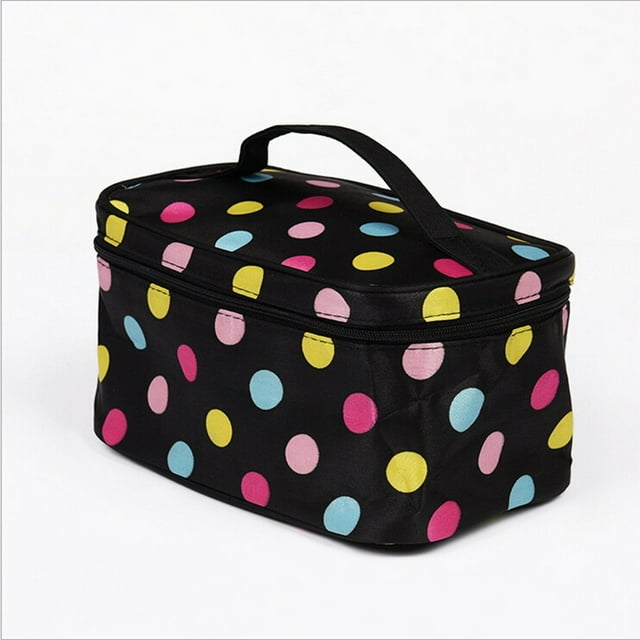 TIMIFIS A Bottle Letter Cosmetic Bag Fashion Square Travel Portable Storage Wash Bag Storage Trunks & Bag