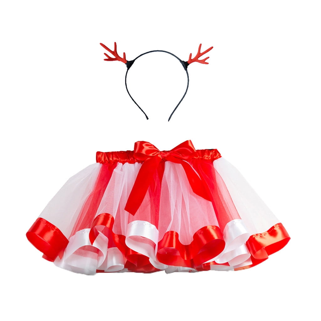 CHGBMOK Christmas Gifts Kids Girls Tutu Christmas Party Dance Ballet