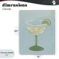 thumbnail image 4 of Stupell Industries Glam Margarita Glass over Blue Canvas Art, 16 x 20, by Robin Maria, 4 of 8