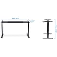 thumbnail image 5 of Mount-It! Manual Crank Standing Desk Frame Black (MI-7931), 5 of 5