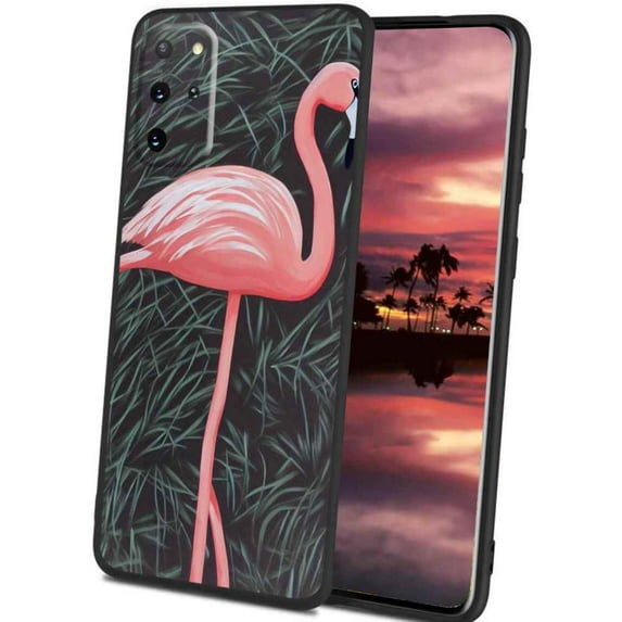 Compatible with Samsung Galaxy S20+ Plus Phone Case, Flamingo-6 Case Men Women, Flexible Silicone Shockproof Case for Samsung Galaxy S20+ Plus