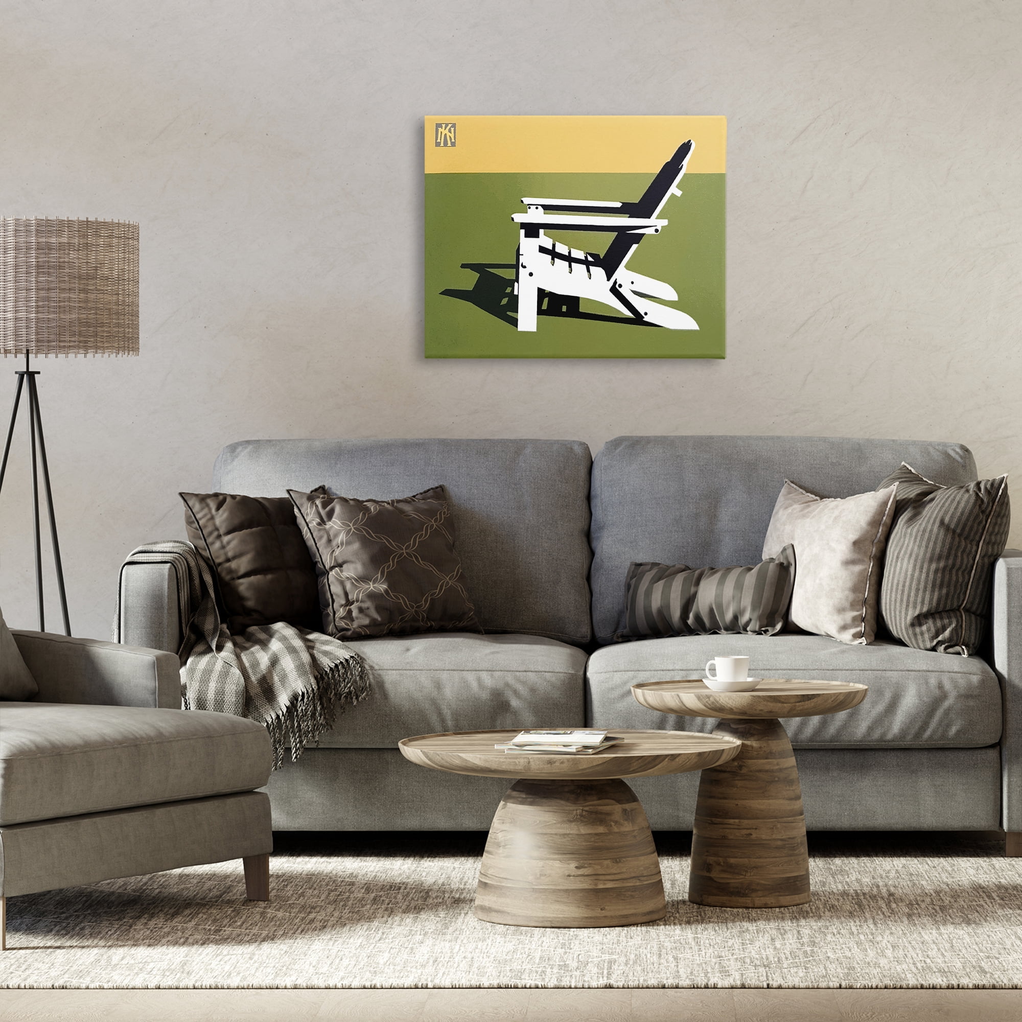 Stupell Industries Minimal Sunlit Lounge Chair Canvas Wall Art, design by Jadei Graphics