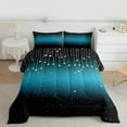 thumbnail image 2 of Feelyou Mystic Glitter Stars Queen Comforter Set, Dreamy Starry Sky Bedding Sets, Teens Kids Child Reversible Bedding Comforter Set, Lightweight Room Decor, 3-Piece, 2 of 8
