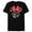 Black, variant on Disney Pride Collection Rainbow Minnie Mouse Icon Doodles- Short Sleeve Blended T-Shirt for Adults - Customized-Black