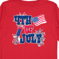 thumbnail image 4 of Inktastic 4th of July with Fireworks American Flag and Rocket Boys or Girls Long Sleeve Toddler T-Shirt, 4 of 5
