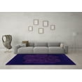 thumbnail image 3 of Ahgly Company Indoor Square Abstract Pink Modern Area Rugs, 4' Square, 3 of 4