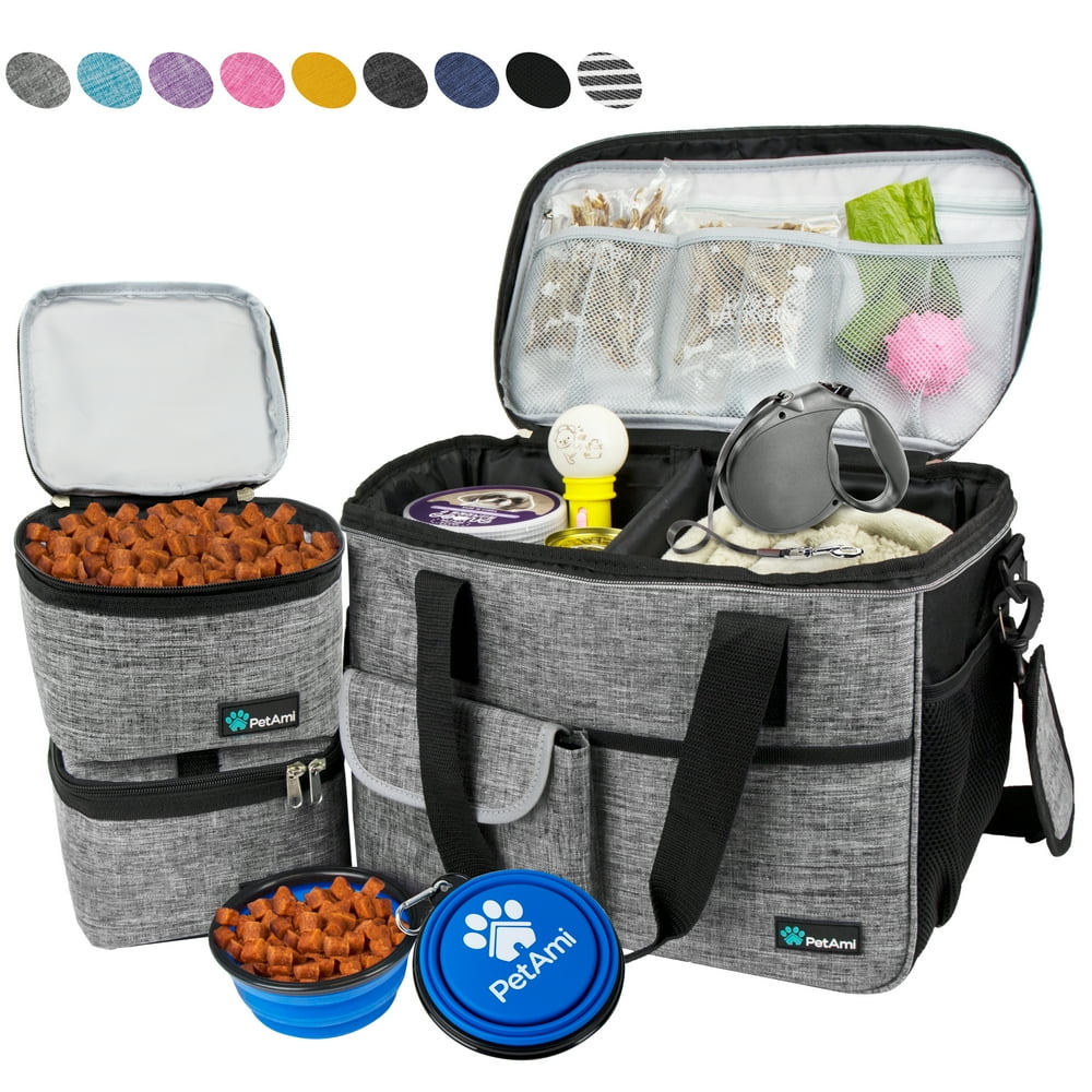 PetAmi Dog Travel Bag Airline Approved Tote Organizer with Multi