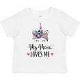 thumbnail image 3 of Inktastic My Mimi Loves Me Girl Unicorn Girls Toddler T-Shirt, 3 of 5