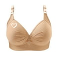 thumbnail image 5 of TAGOLD Womens Summer Bra,,Woman's Printing Gathered Together Large Size Daily Bra Underwear No Rims,Plus Size Summer Bras for Womens, 5 of 5