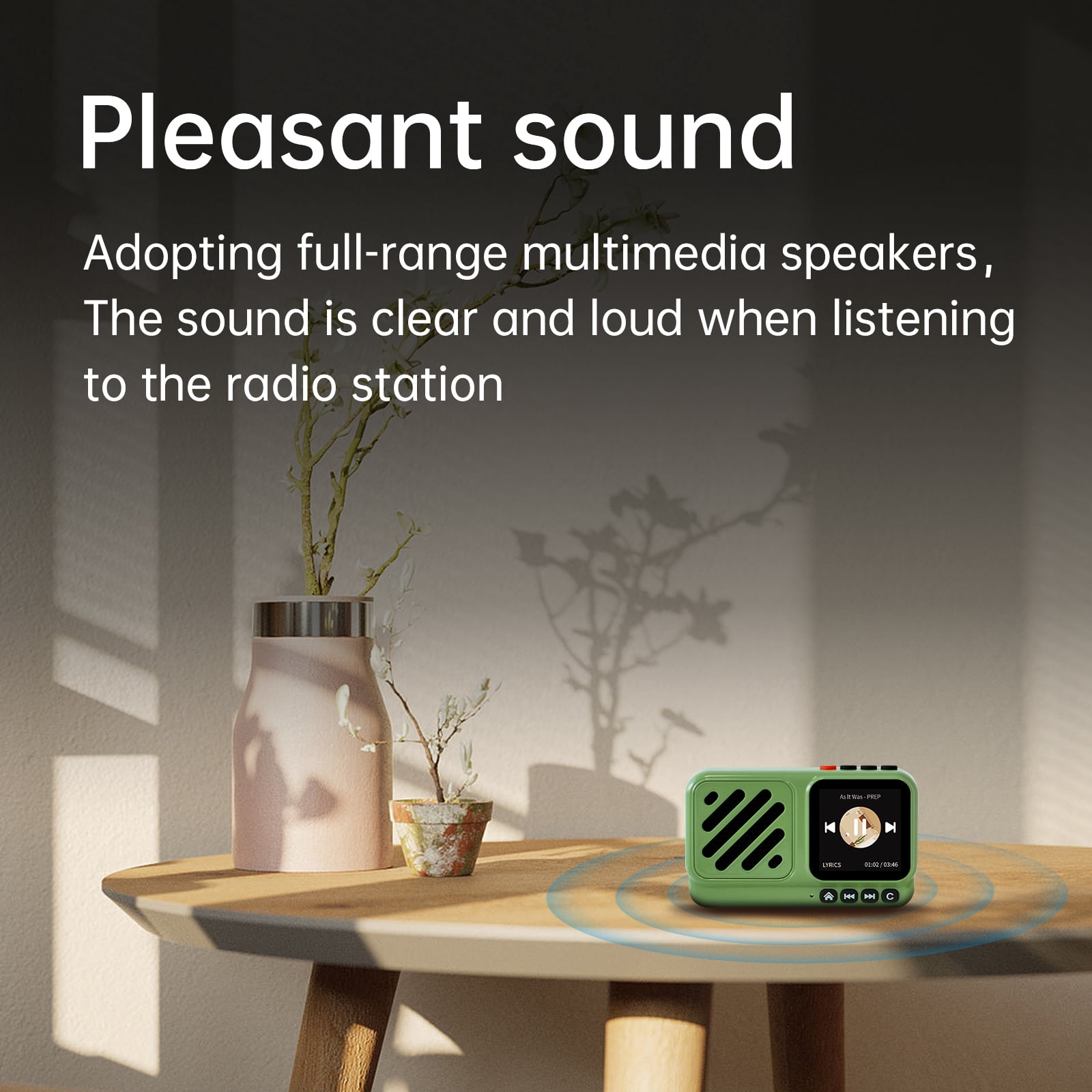 CHOYONG Voyager Bluetooth Speaker Wireless Internet Radio Global Version with WIFI/4G,World Radio Station,BT5.3, Electronics for Home/Travel/Outdoor mini Portable Speaker