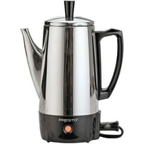 WalterDrake Presto 02811 12 Cup Stainless Steel Coffee Maker, CHROME