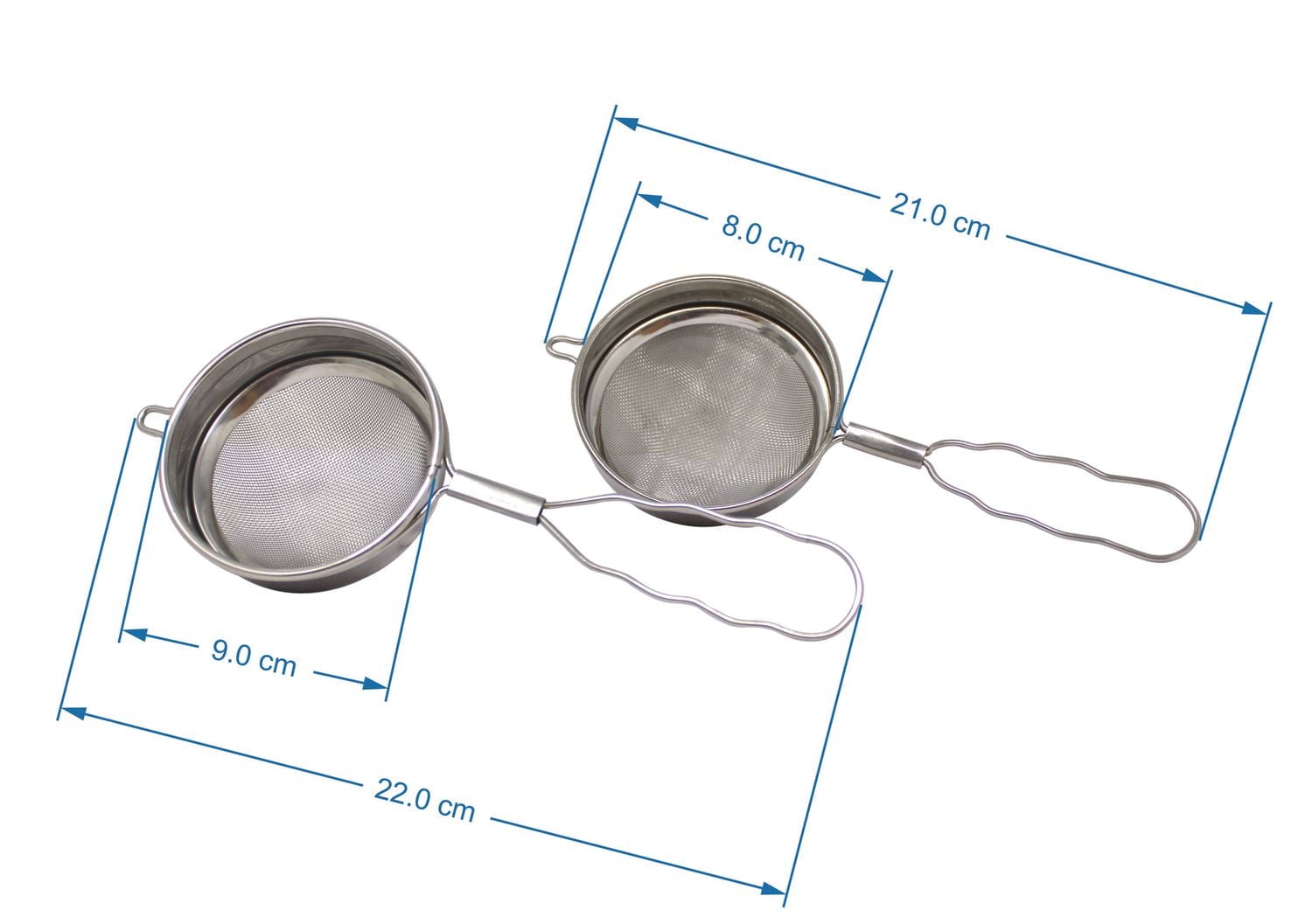 Lot de 2 passoires à thé