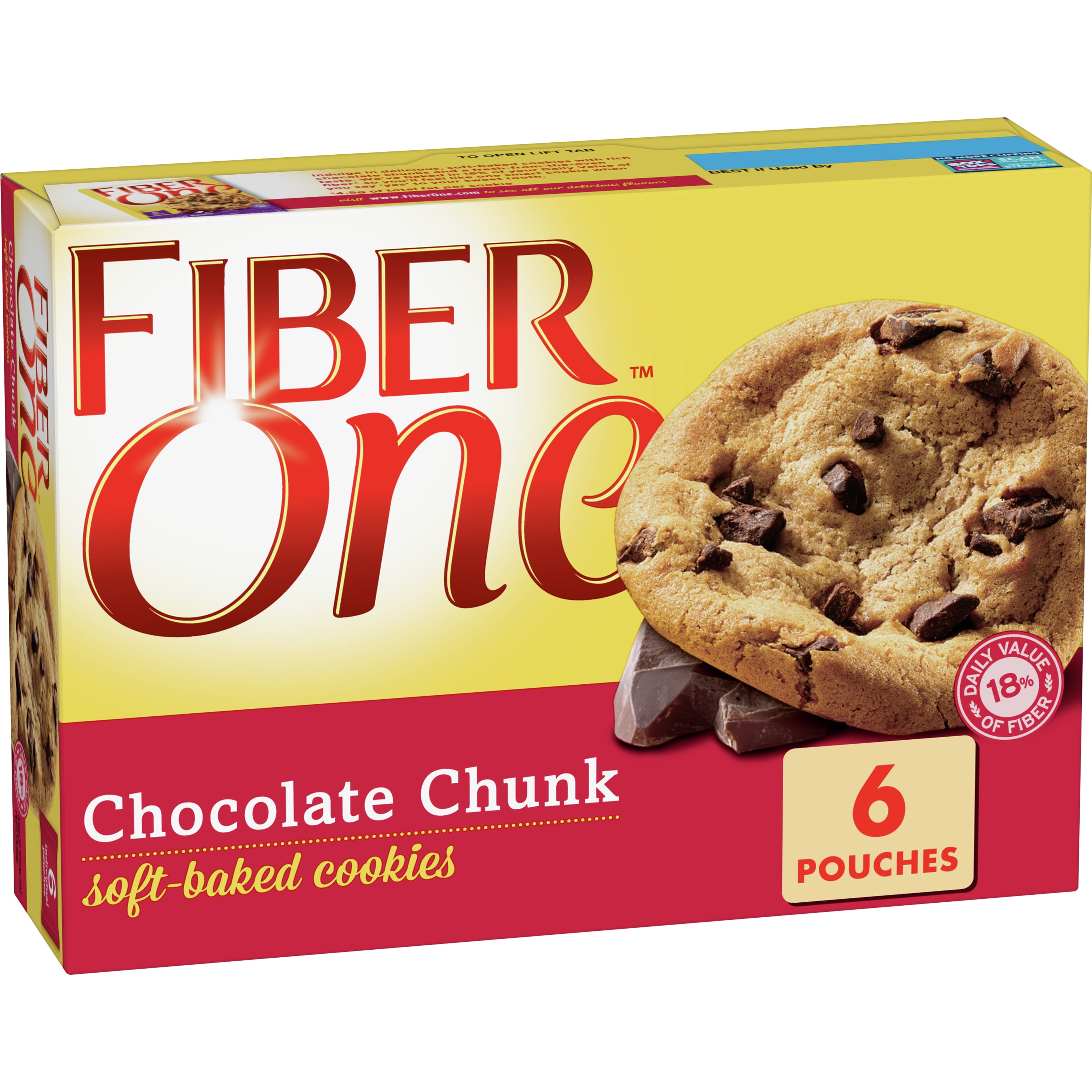 Fiber One SoftBaked Cookies, Chocolate Chunk, 6.6 oz