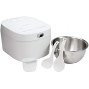 Buffalo White IH SMART COOKER, Rice Cooker and Warmer, 1 L, 5 cups of rice, Non-Coating inner pot, Efficient, Multiple function, Induction Heating (5 cups)