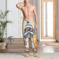 thumbnail image 3 of Cauagu Hello Summer Cute Gnome Mens Pajama Pants Sleep & Lounge Pants,PJ Bottoms with Pockets-X-Large, 3 of 7