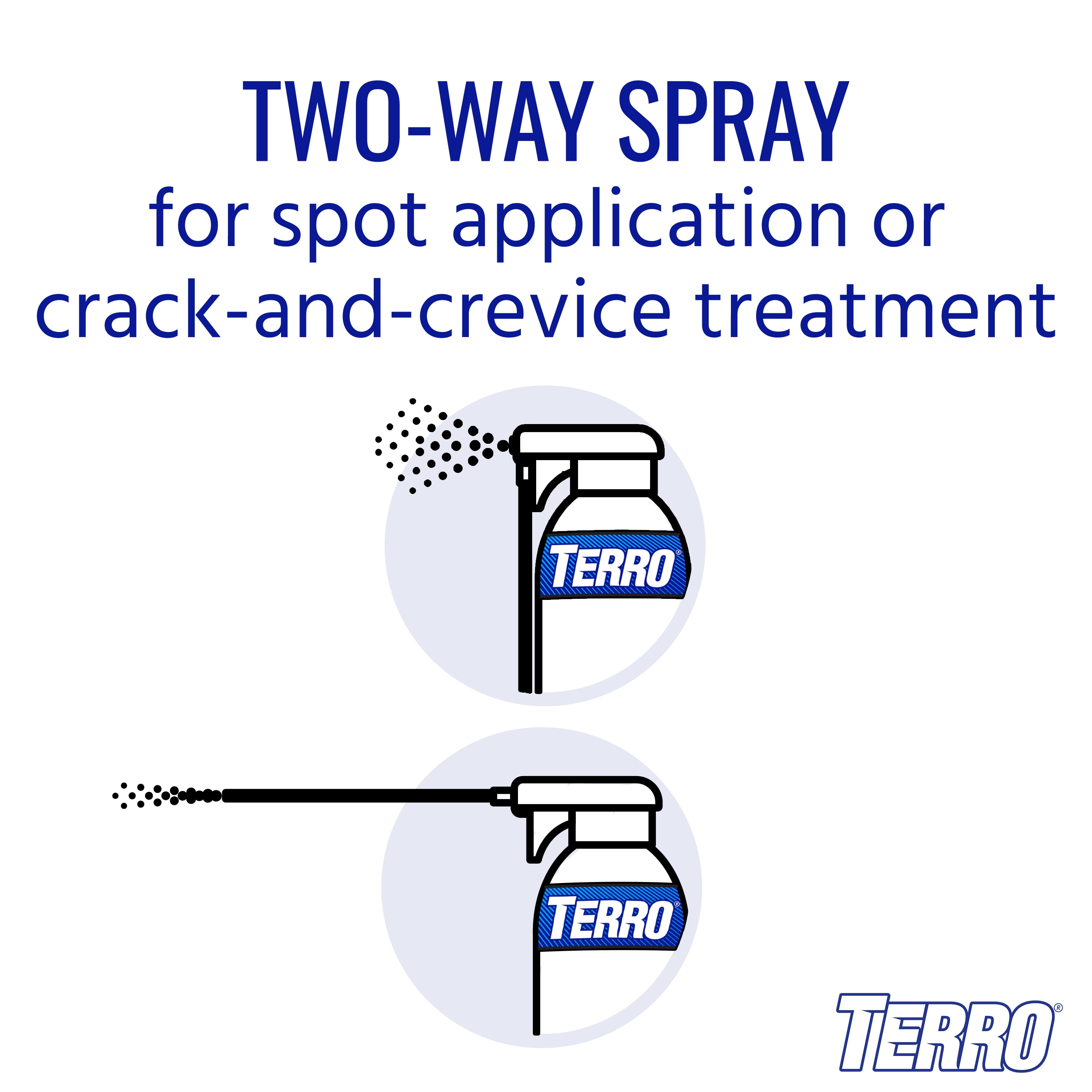 Terro 16 oz. 2-Way Spray Aerosol Spray Scorpion & Spider Killer T2102-6