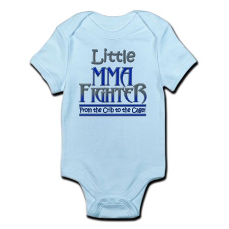 CafePress - Little MMA Fighter - Crib To Infant Bodysuit - Baby Light (Best Mma Girl Fighter)
