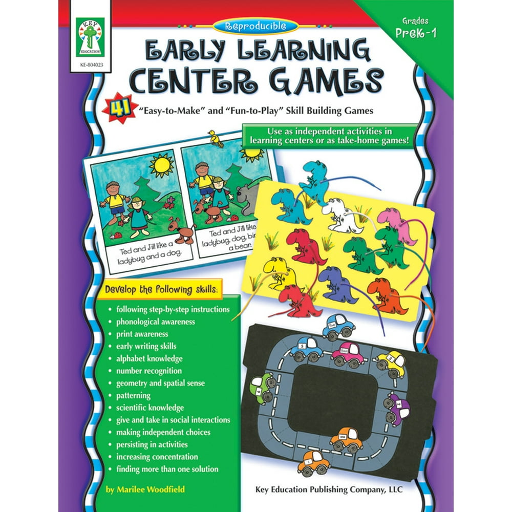 Early Learning Center Games, Grades PK 1 41 “EasytoMake” and “Fun