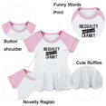 thumbnail image 2 of Inequality Makes Me Cranky Funny Dresses For Baby, Newborn Babies Skirts, Infant Princess Dress, 0-24M Kids Graphic Clothes (Pink Raglan Dresses, 6-12 Months), 2 of 5