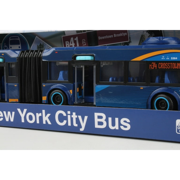 MTA Models Volvo Articulated Bus Toy, 1:43 Scale, Paint