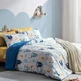 thumbnail image 7 of Sleep Zone Kids Full/Queen Bedding Comforter Set - 7 Pieces Super Cute & Soft Bedding Sets & Collections with Comforter, Sheet, Pillowcase & Sham - Fade Resistant Easy Care (Blue Sheep), 7 of 7