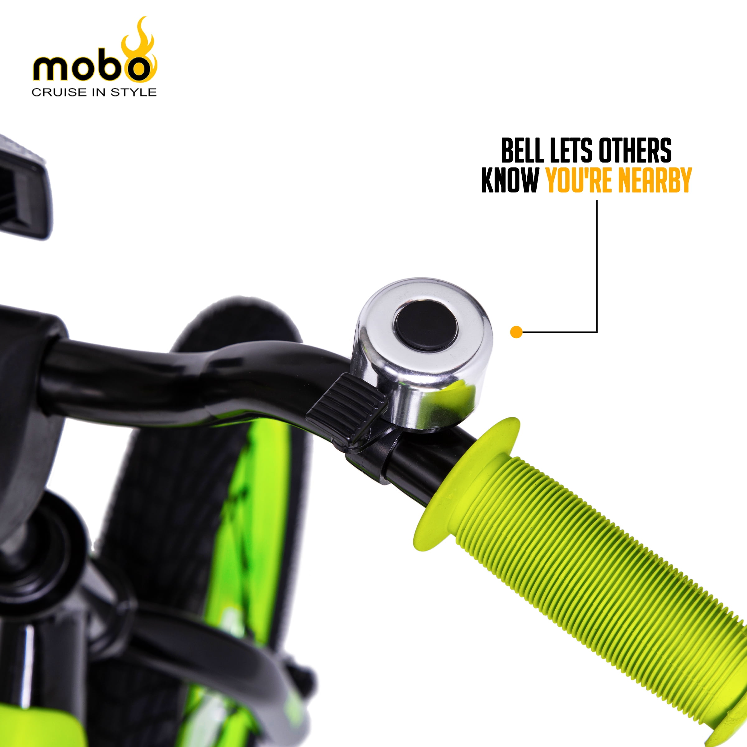 Mobo First 14in. Boy's Bike, Ages 3-5 years, Green