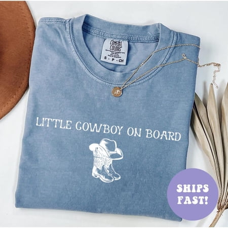Little Cowboy On Board Shirt Cowboy Pregnancy Announcement Shirt Western Baby Reveal Shirt Maternity Shirtmom To Be Gift T Shirt All Size S-3XL
