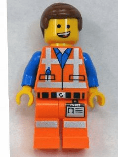 emmet lego minifigure