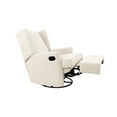 thumbnail image 2 of Second Story Home Hemingway Upholstered Wingback Swivel Gliding Recliner- Canvas, 2 of 5