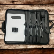 6-Piece Fish Knife Set for Filleting and Deboning – Includes Four Fishing Knives, Knife Sharpener, Cutting Board, and Tote Bag – Perfect Fall Gift for Loved Ones